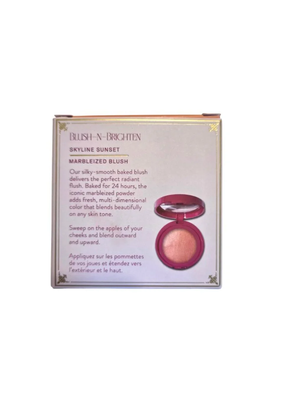 Laura Geller Limited Edition Baked Blush-N-Brighten Marble Blush Skyline Sunset
